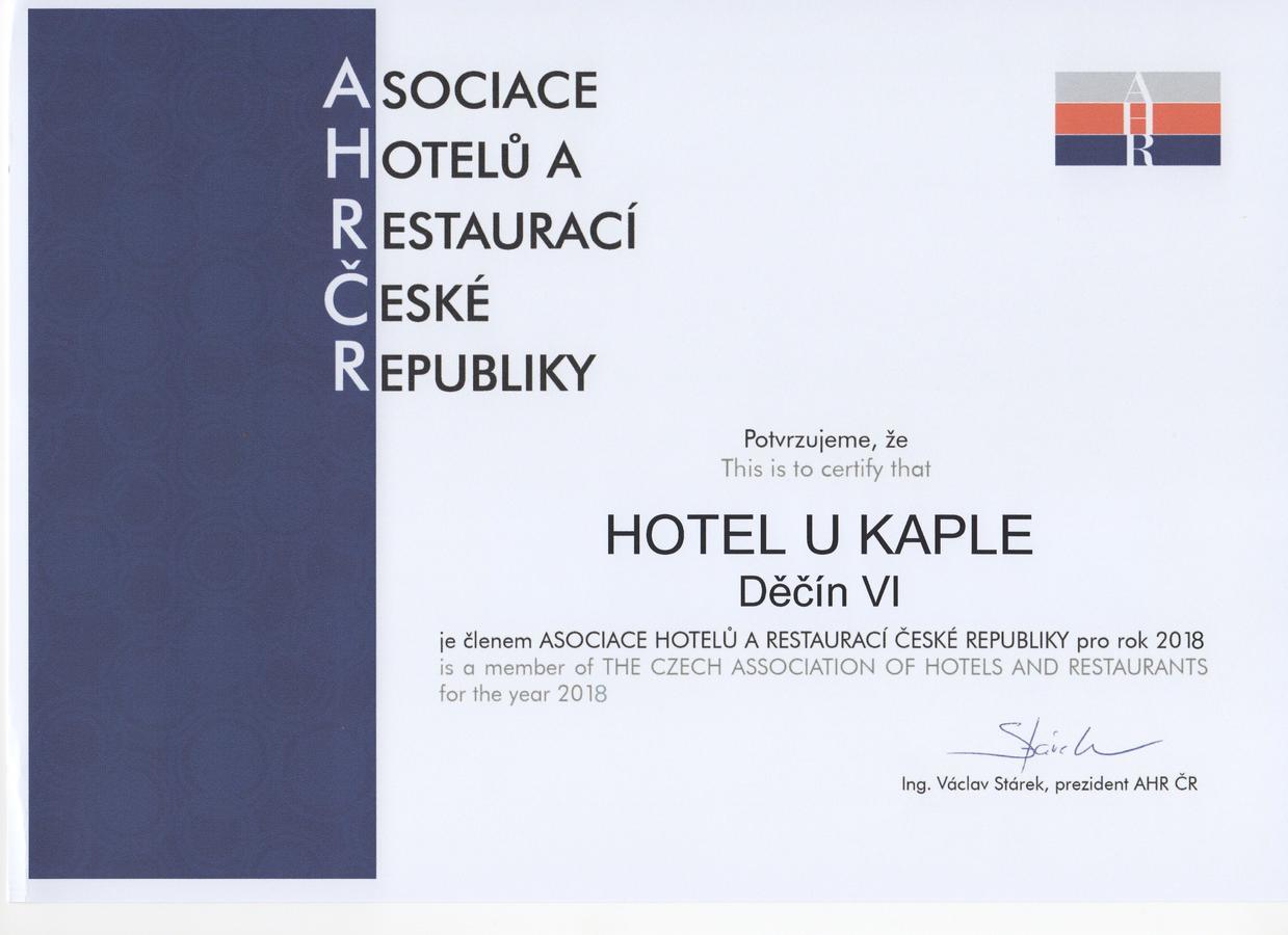 Hotel U Kaple Decin Exterior foto